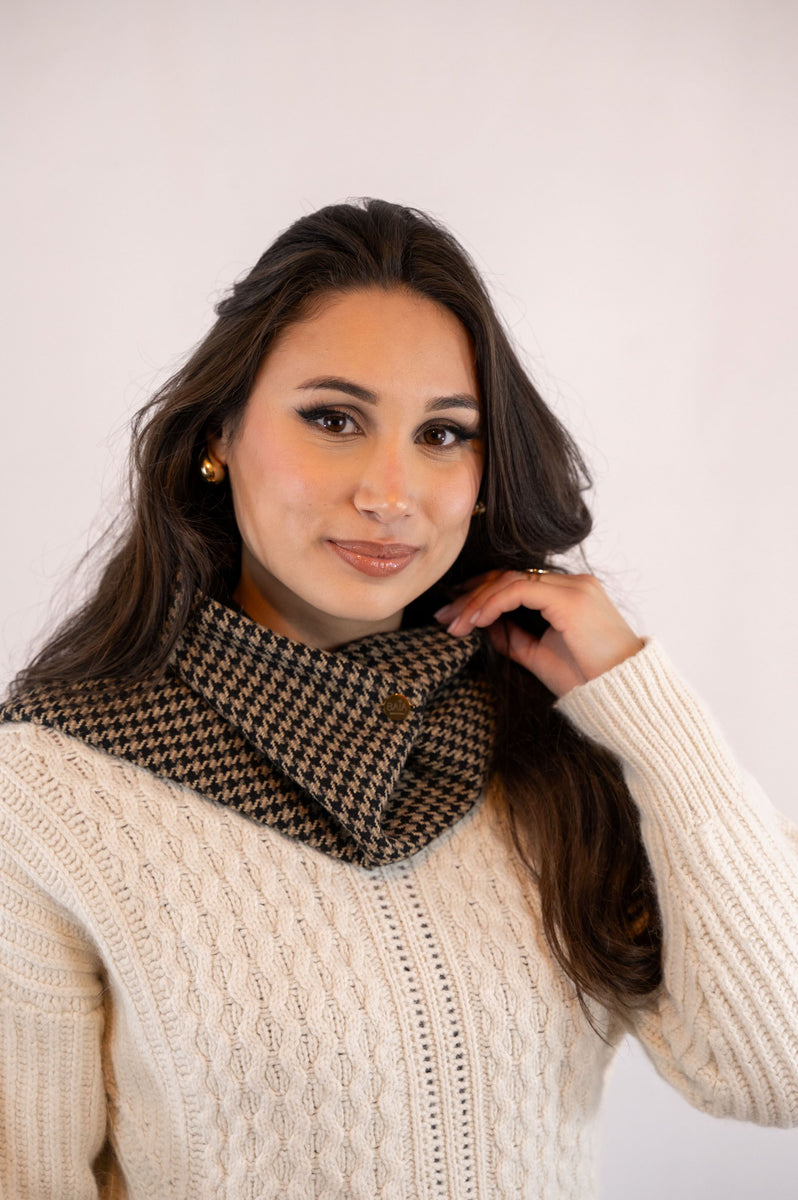 Cache-col en tweed – Baia creation