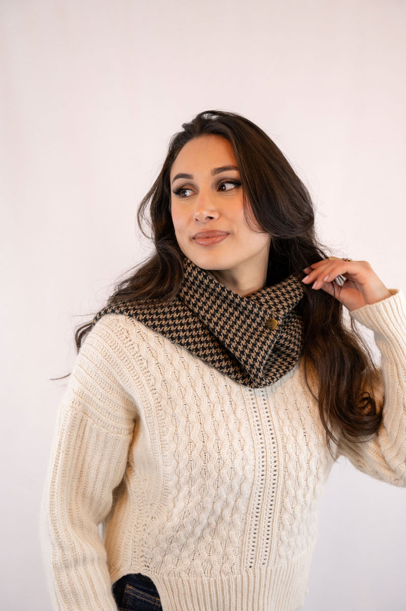 Cache-col en tweed – Baia creation